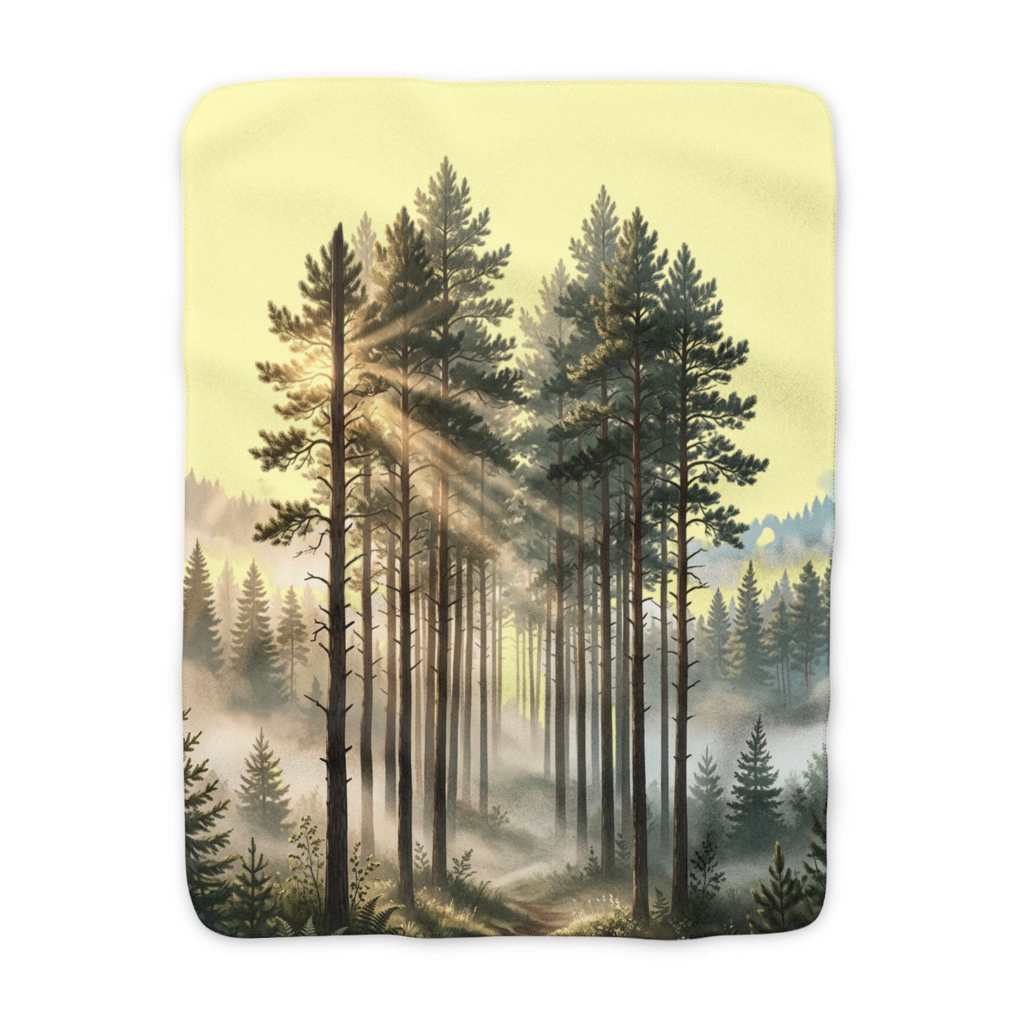 Forest Quiet™ — Sherpa Fleece Blanket