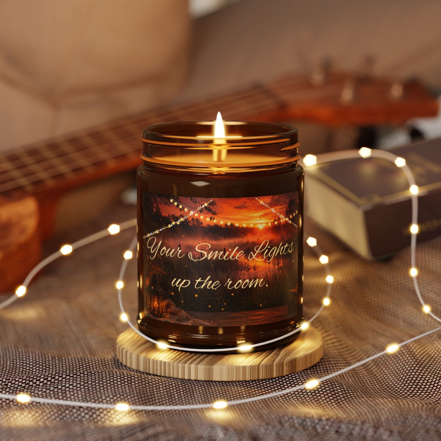 “Light Up The Room” — Amber Candle Collection