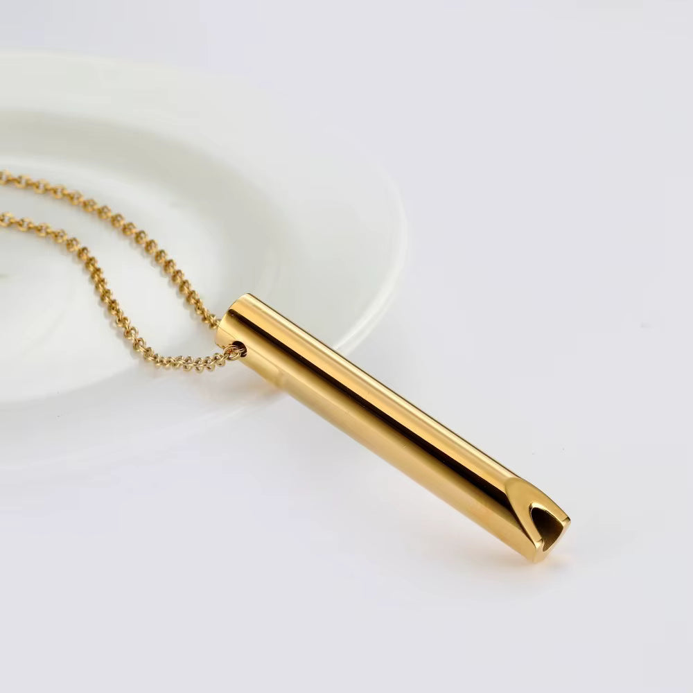 Quiet Breath™ — Breathing Whistle Necklace