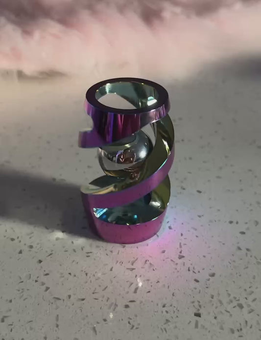 Stillpoint™ — Kinetic Spiral Desk Fidget